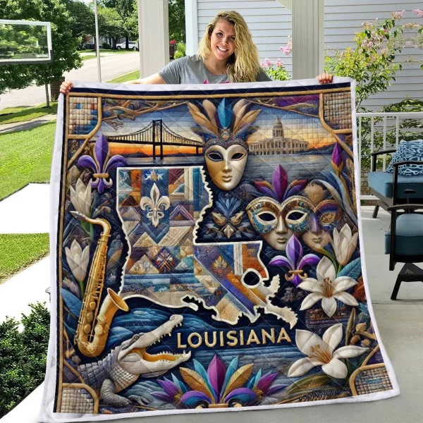 Best Louisiana Design Quilt LA36