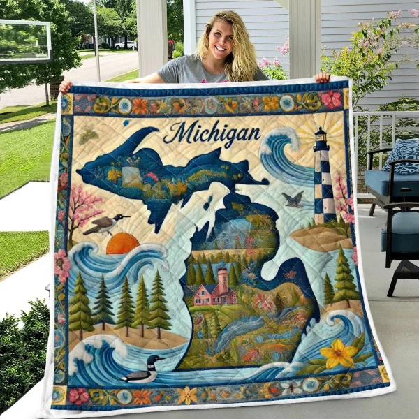 Best Michigan Design Quilt MCG41