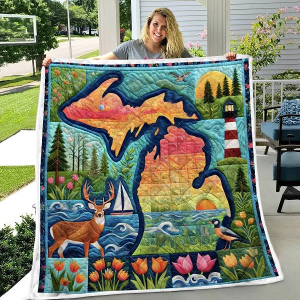 Best Michigan Design Quilt MCG98