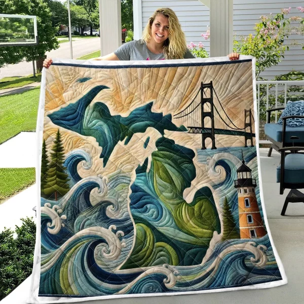 Best Michigan Design Quilt MCG50