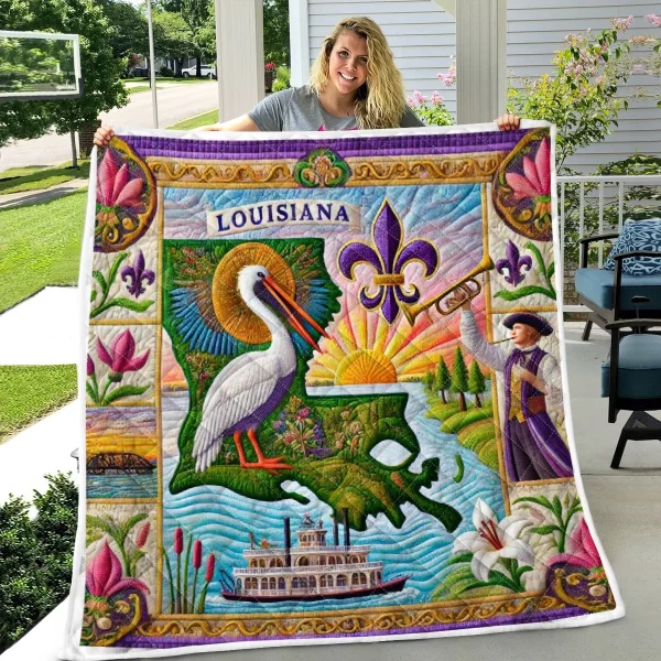 Best Louisiana Design Quilt LA25
