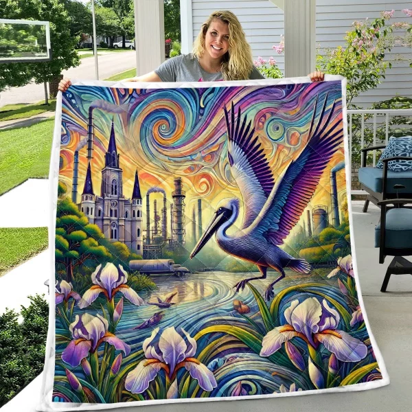 Best Louisiana Design Quilt LA49