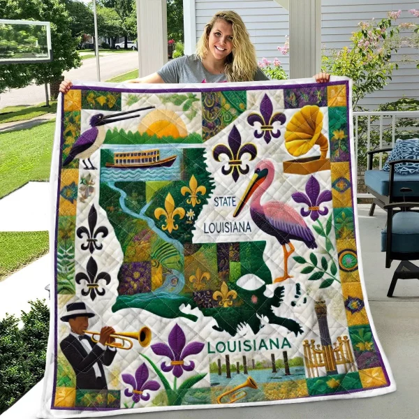 Best Louisiana Design Quilt LA24