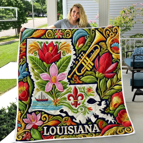 Best Louisiana Design Quilt LA05