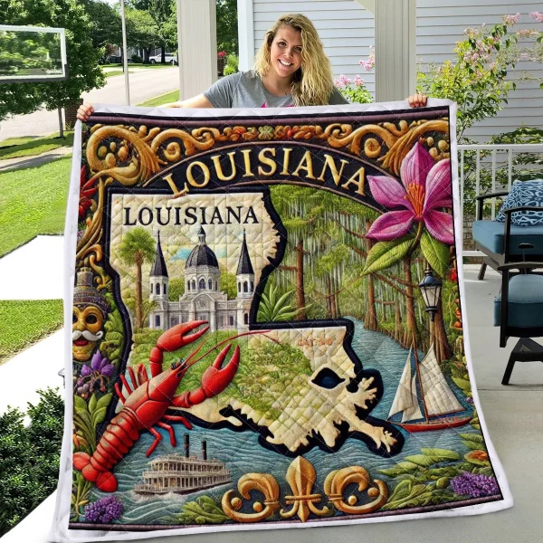 Best Louisiana Design Quilt LA29