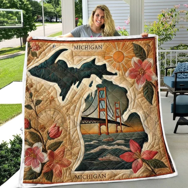 Best Michigan Design Quilt MCG27