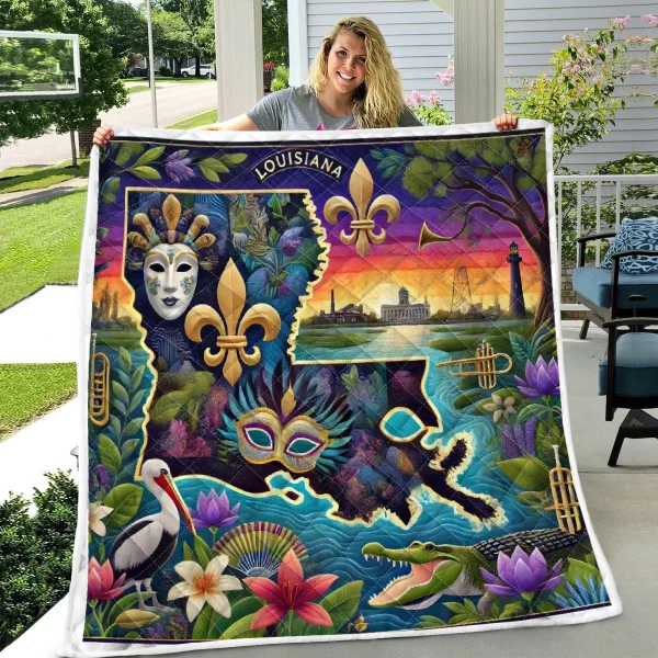 Best Louisiana Design Quilt LA34