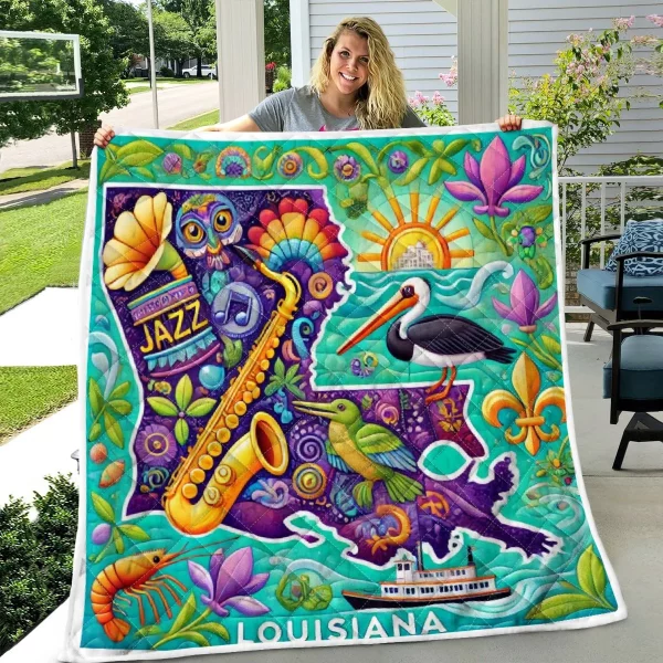 Best Louisiana Design Quilt LA23