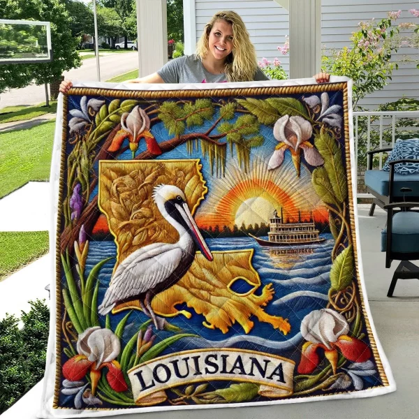 Best Louisiana Design Quilt LA42