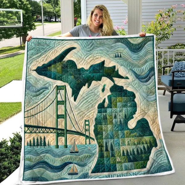 Best Michigan Design Quilt MCG42