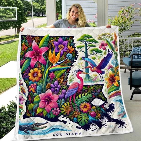 Best Louisiana Design Quilt LA54