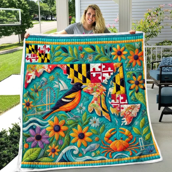 Best Maryland Design Quilt MD74