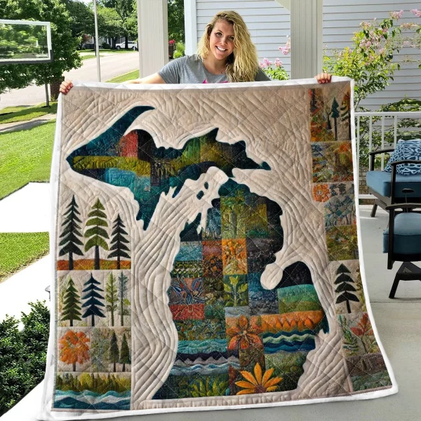 Best Michigan Design Quilt MCG22