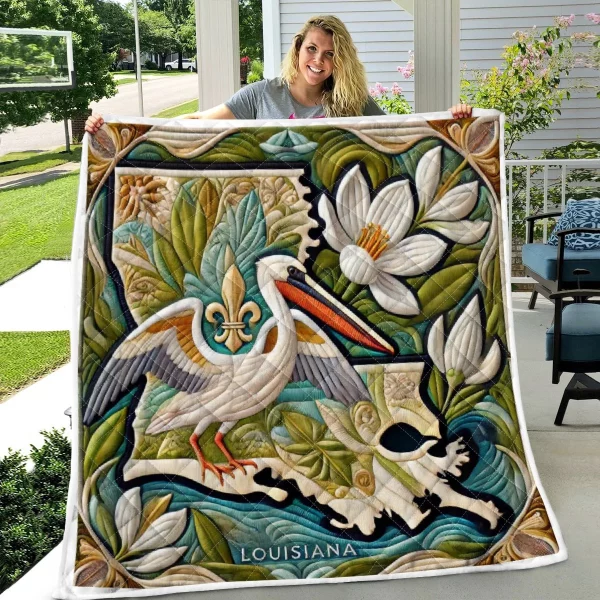 Best Louisiana Design Quilt LA13