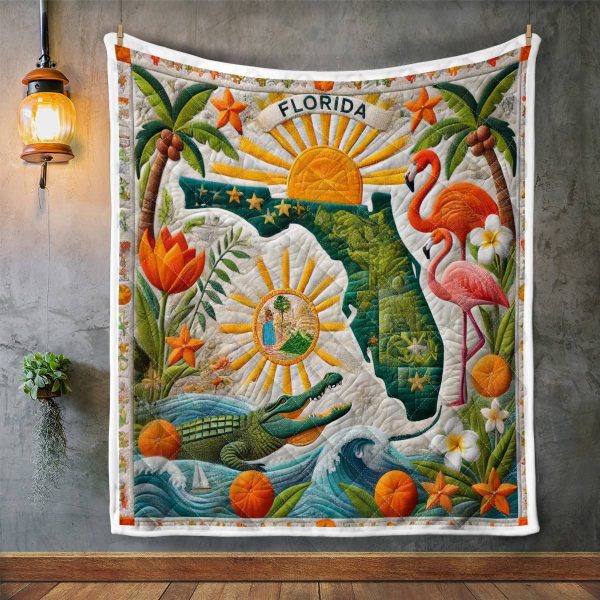 Best Florida Design Quilt FL76 - Image 3
