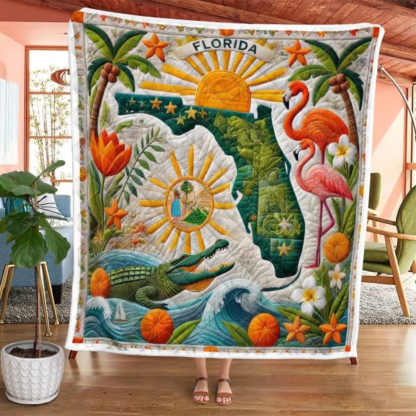 Best Florida Design Quilt FL76 - Image 2