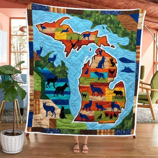 Best Michigan Design Quilt MCG4 - Image 3