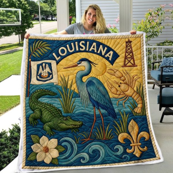 Best Louisiana Design Quilt LA48