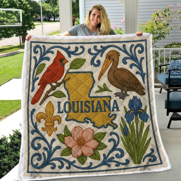 Best Louisiana Design Quilt LA41