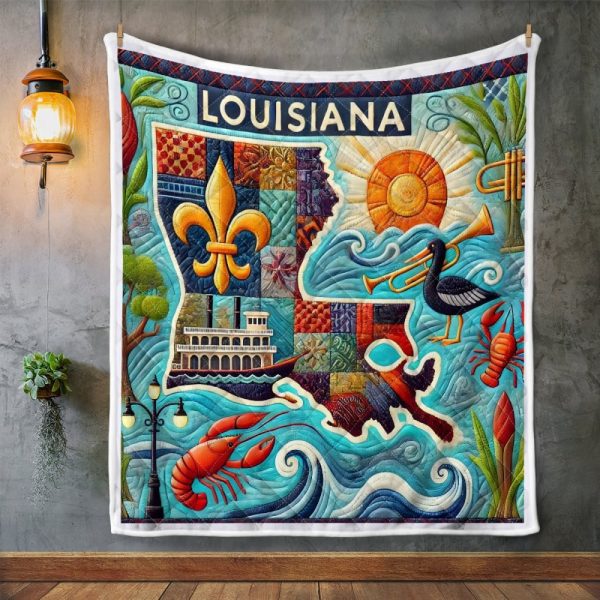 Best Louisiana Design Quilt LA59 - Image 2