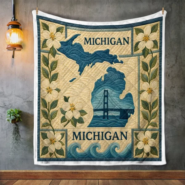 Best Michigan Design Quilt MCG55 - Image 2