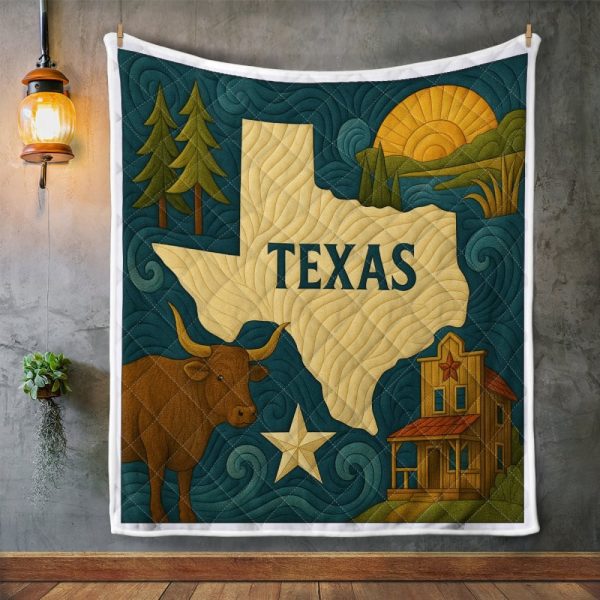 Best Texas Design Quilt TXQ154 - Image 2