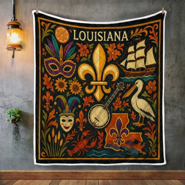 Best Louisiana Design Quilt LA60 - Image 2