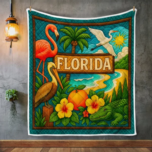 Best Florida Design Quilt FL104 - Image 2