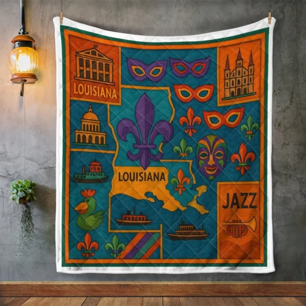 Best Louisiana Design Quilt LA69 - Image 2