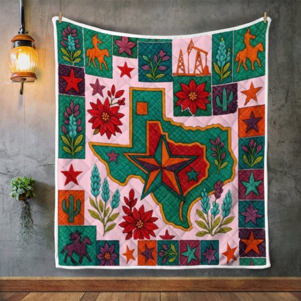 Best Texas Design Quilt TXQ26 - Image 38