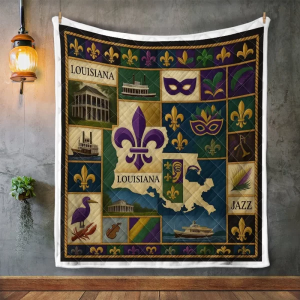 Best Louisiana Design Quilt LA65 - Image 2