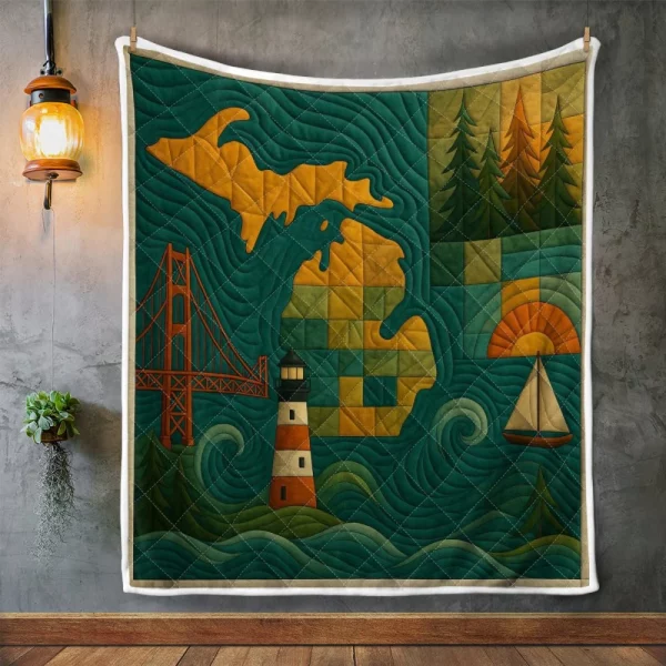 Best Michigan Design Quilt MCG16 - Image 2