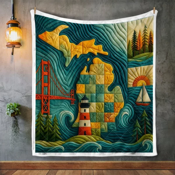 Best Michigan Design Quilt MCG58 - Image 2