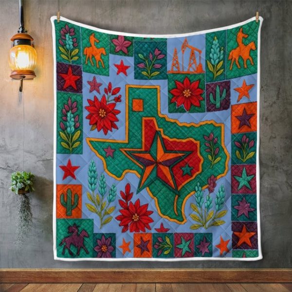 Best Texas Design Quilt TXQ26 - Image 26