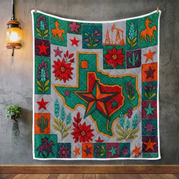 Best Texas Design Quilt TXQ26 - Image 47