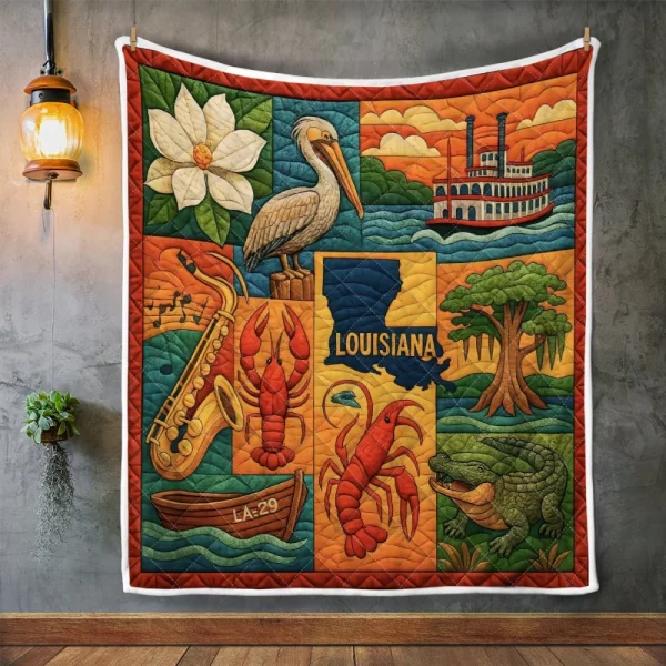Best Louisiana Design Quilt LA51 - Image 2