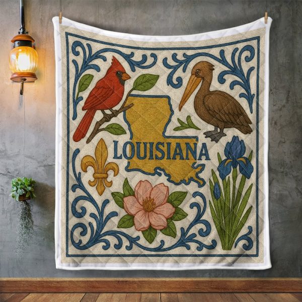 Best Louisiana Design Quilt LA41 - Image 2
