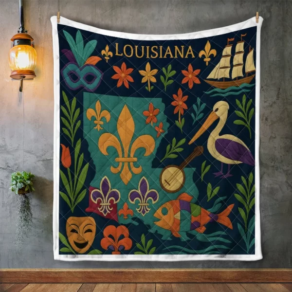 Best Louisiana Design Quilt LA63 - Image 2