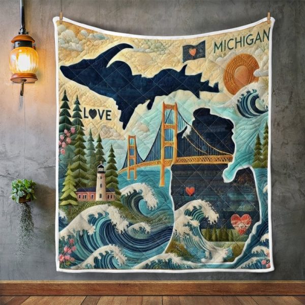 Best Michigan Design Quilt MCG5 - Image 2
