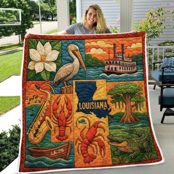Best Louisiana Design Quilt LA51