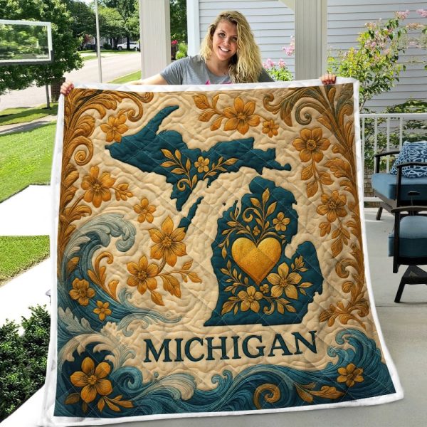 Best Michigan Design Quilt MCG56