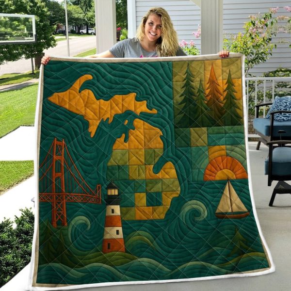 Best Michigan Design Quilt MCG16