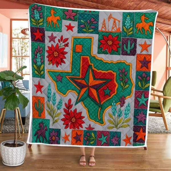 Best Texas Design Quilt TXQ26 - Image 48