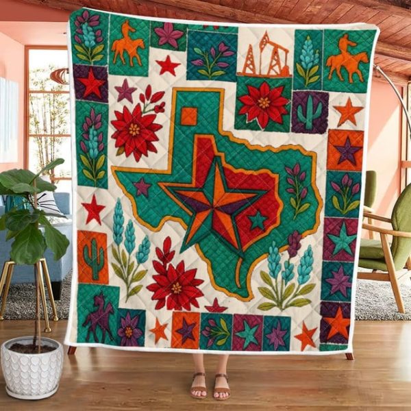 Best Texas Design Quilt TXQ26 - Image 36