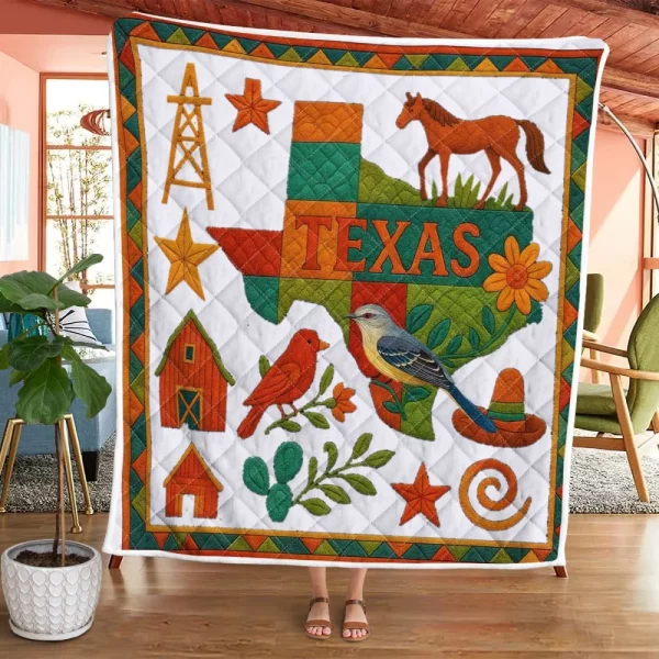 Best Texas Design Quilt TXQ19 - Image 54