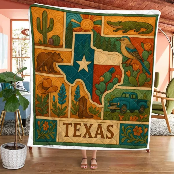 Best Texas Design Quilt TXQ103 - Image 3