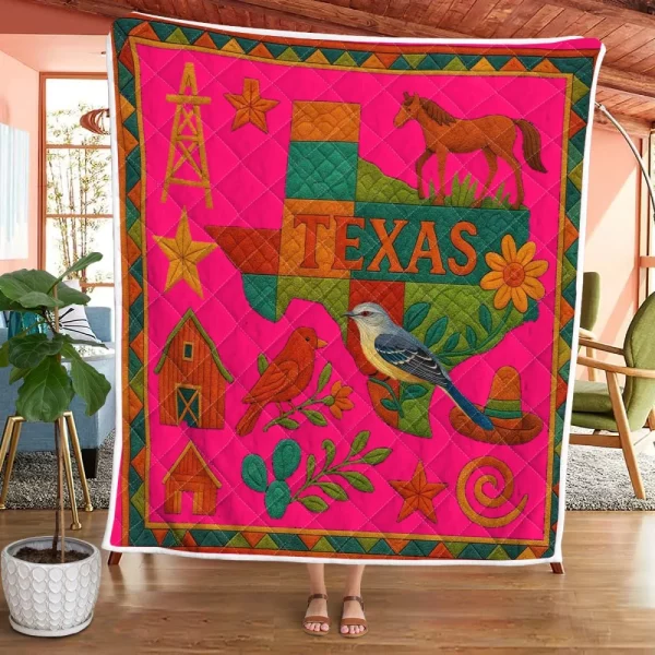 Best Texas Design Quilt TXQ19 - Image 48