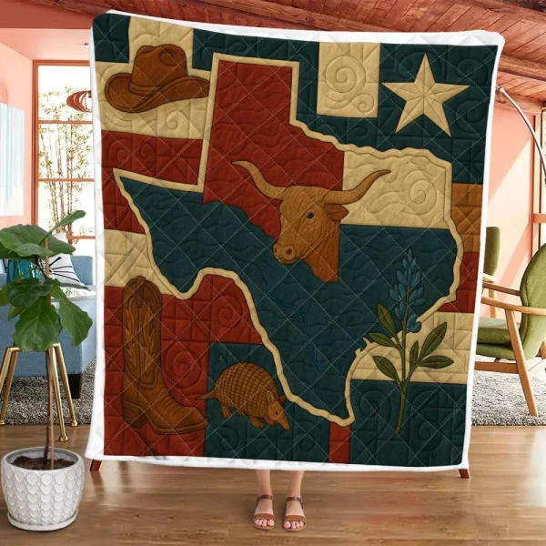 Best Texas Design Quilt TXQ102 - Image 3