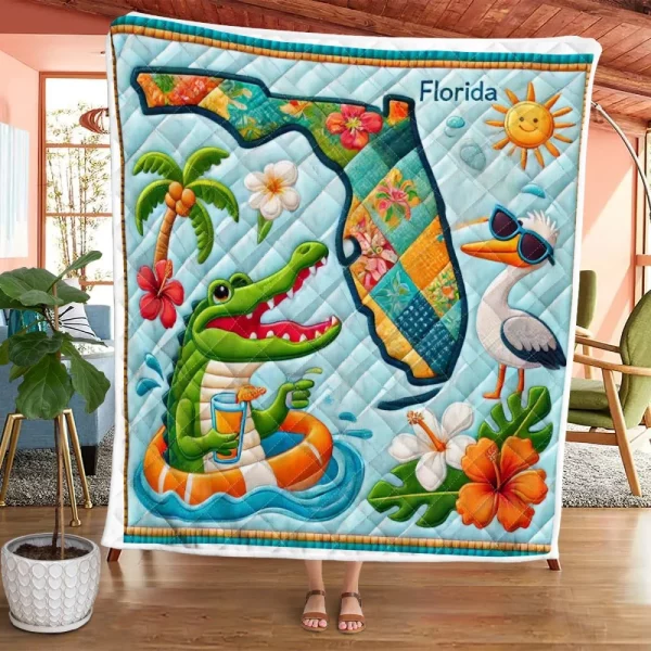 Best Texas Design Quilt FL45 - Image 3