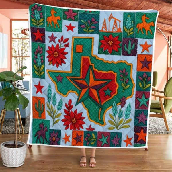 Best Texas Design Quilt TXQ26 - Image 42